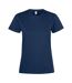 Clique Womens/Ladies Premium T-Shirt (Dark Navy) - UTUB298