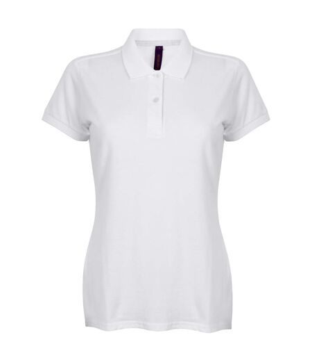 Polo uni femme blanc Henbury