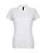 Polo uni femme blanc Henbury-1