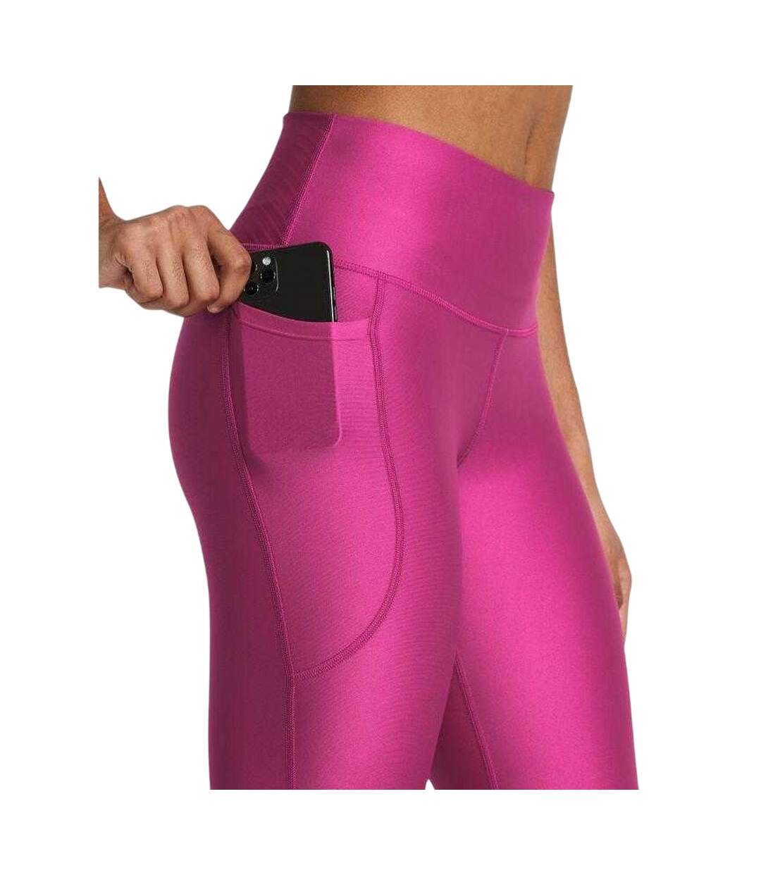 Legging Entraînement Capri Femme Rose Under Armour-4