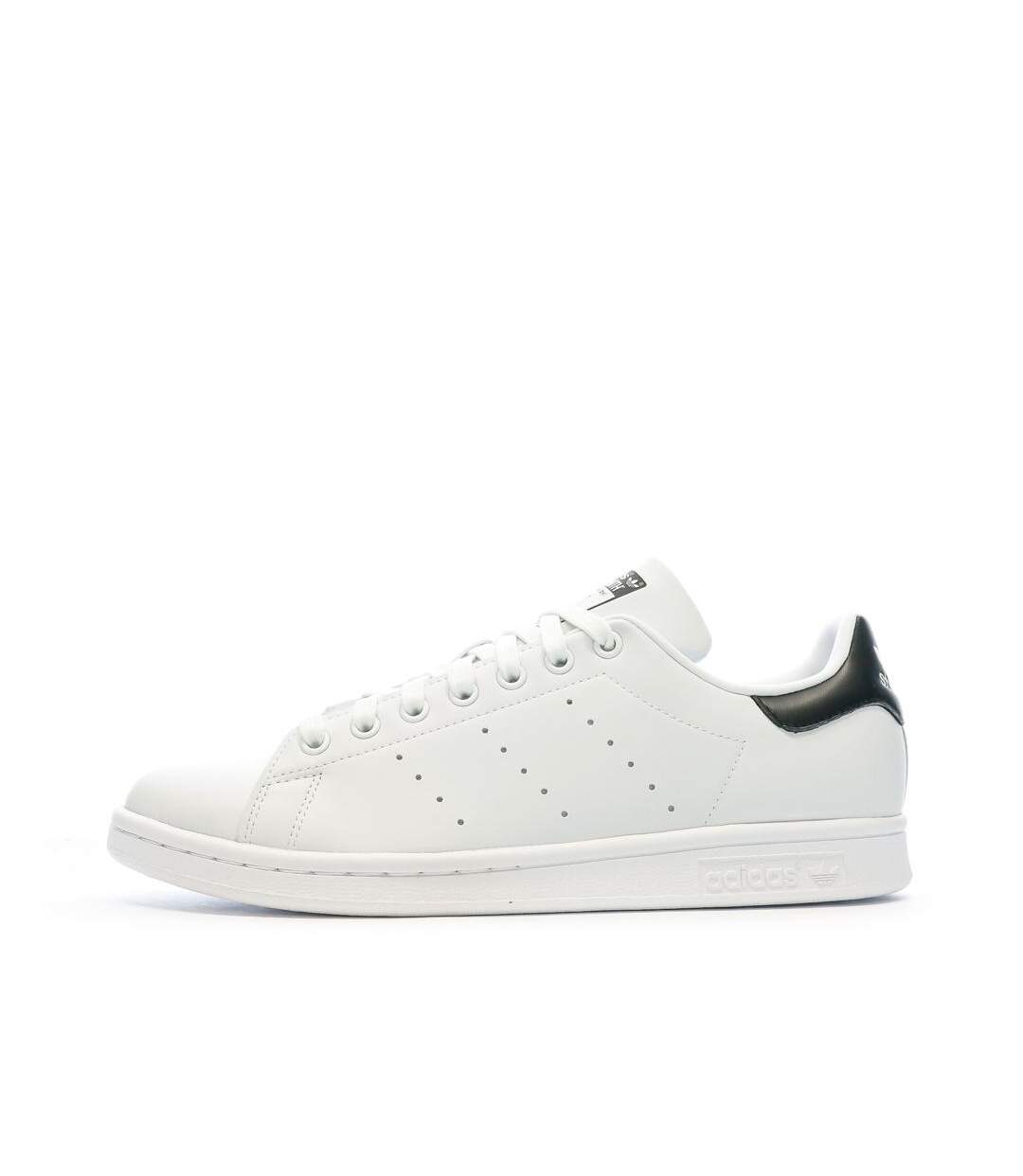 Stan smith baskets blanc/noir homme adidas-1