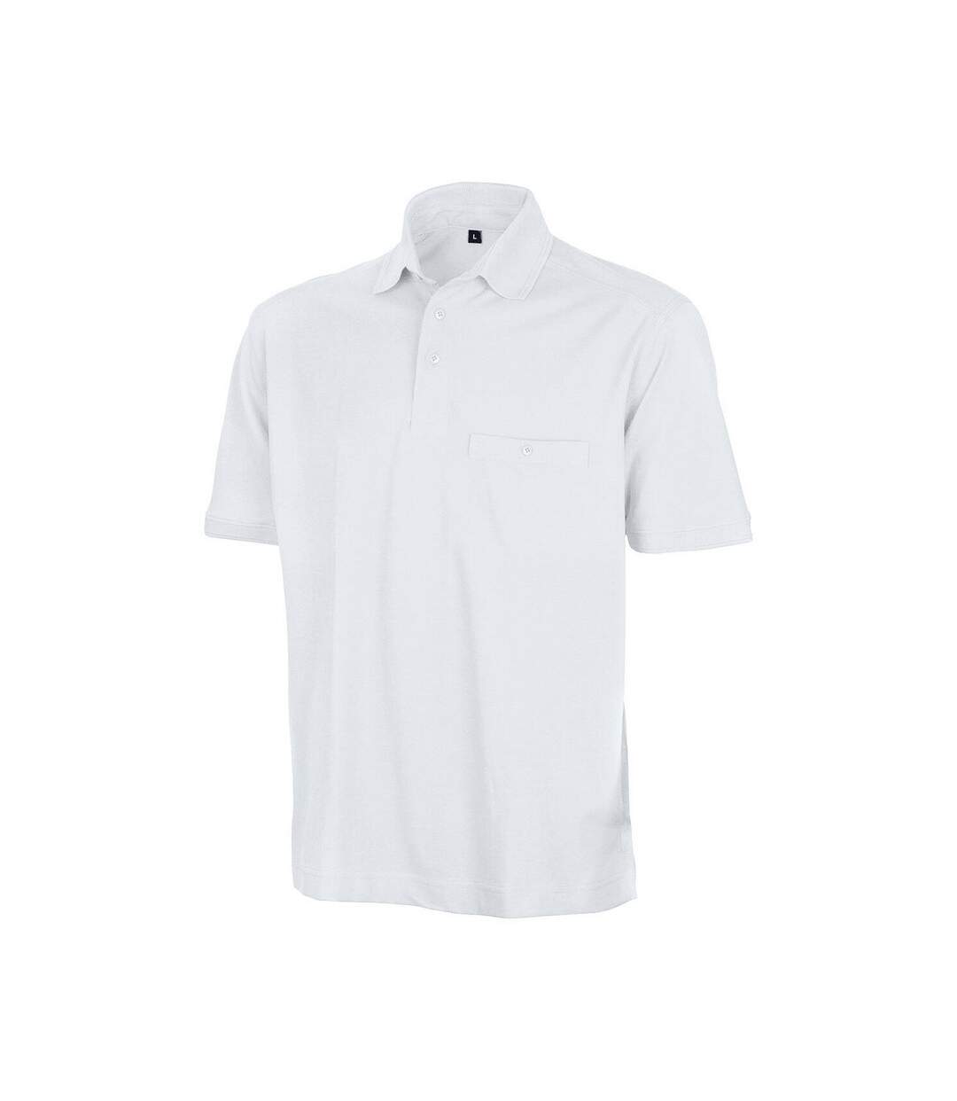 Polo Apex Homme Blanc WORK-GUARD By Result-2