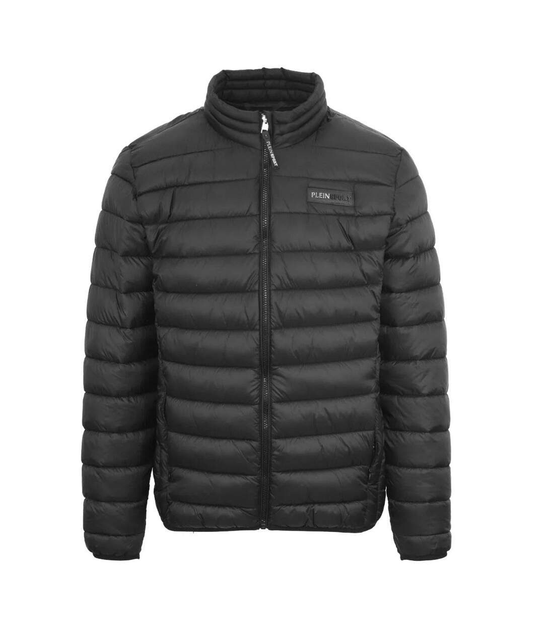 Unisex Adult Logo Padded Jacket Black Plein Sport-1