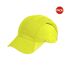 Casquettes de sport impact jaune fluo Spiro-1