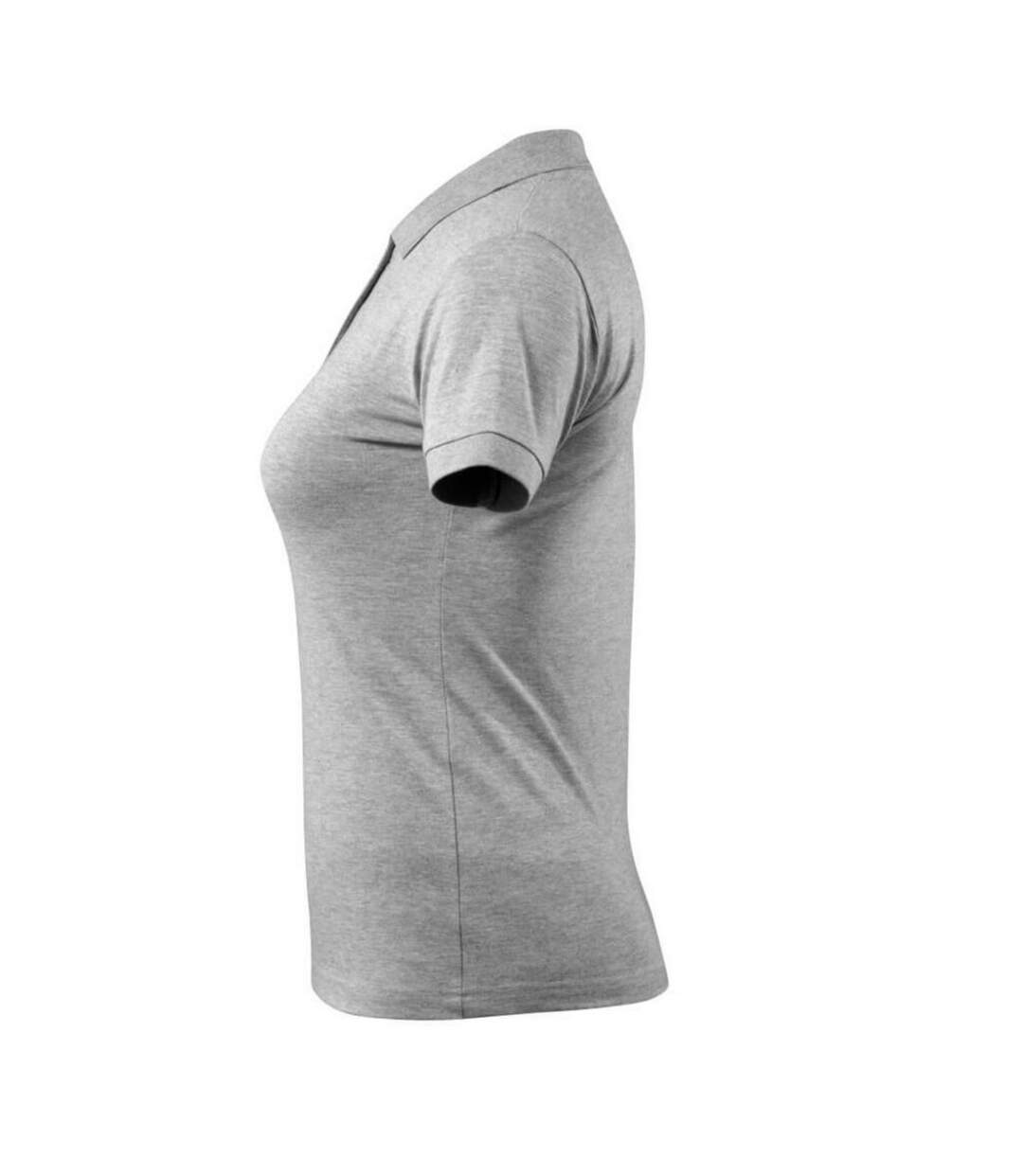 Womens/ladies Grasse Crossover Polo Shirt Grey Mascot-3