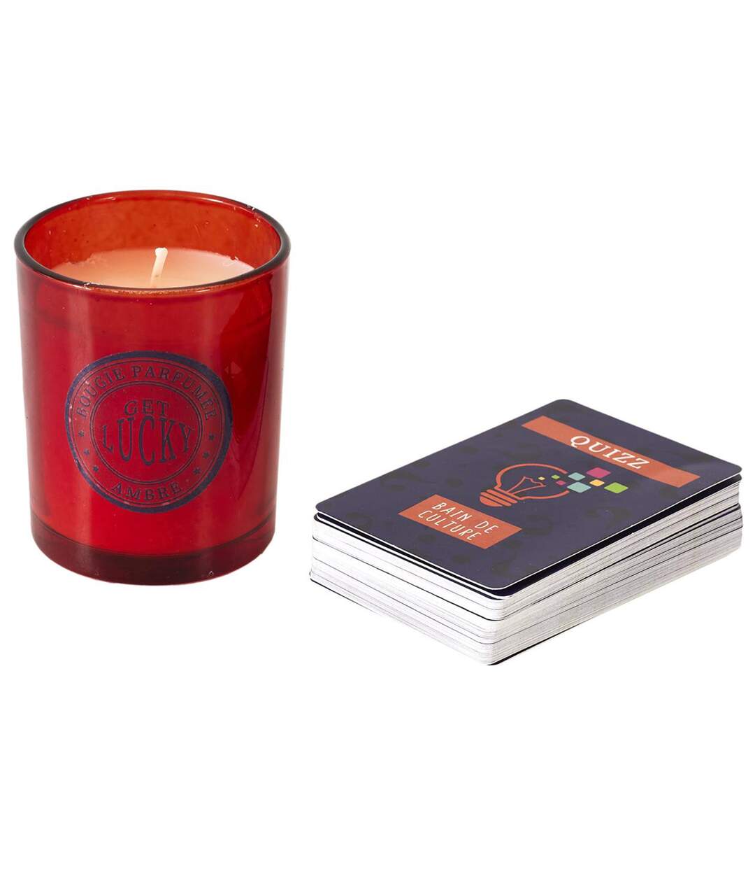 Coffret bougie et cartes quizz collection GET LUCKY-1