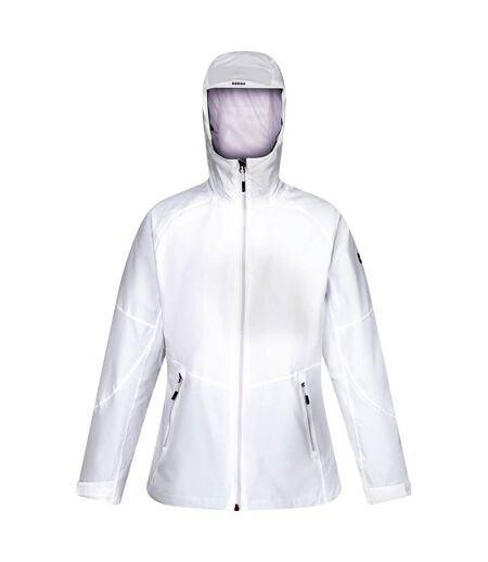 Veste imperméable raddick femme blanc / lilas pâle Regatta