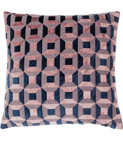 Paoletti Empire Cushion Cover (Blush Pink/Navy)