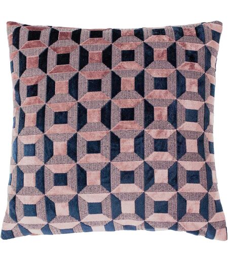 Paoletti Empire Cushion Cover (Blush Pink/Navy)