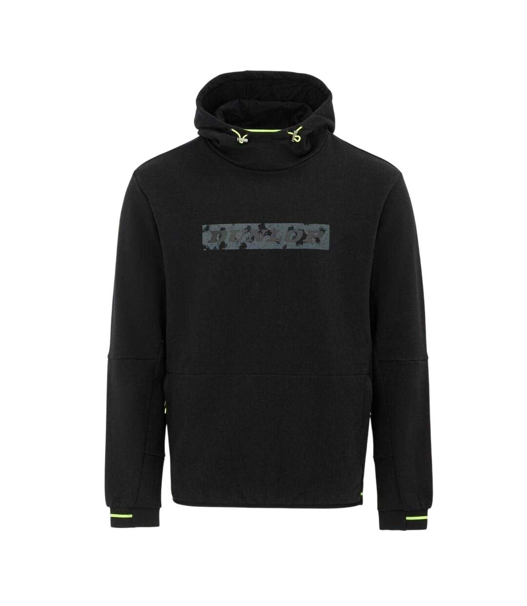 Mens On Site Fleece Lined Hoodie Black Dunlop-1