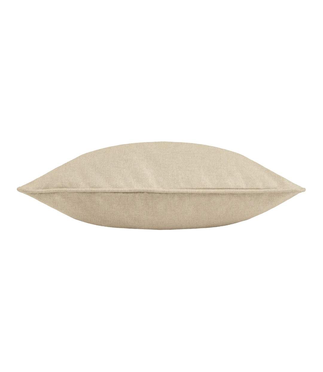 Dawn piping detail textured cushion cover 45cm x 45cm natural Furn-2