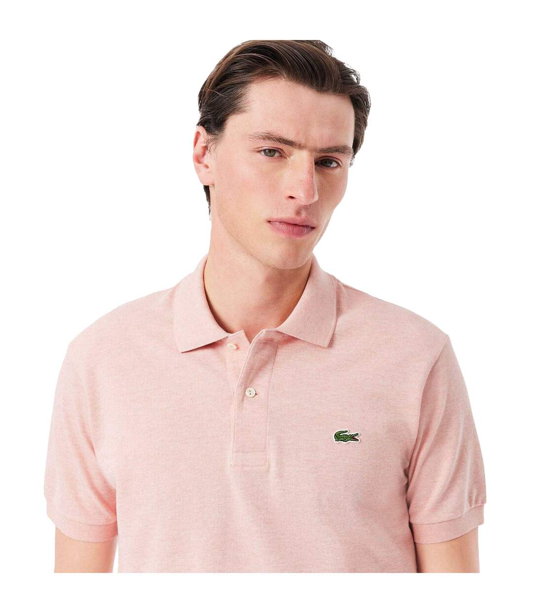 Mens L.12.12 Marl Classic Polo Shirt Pink Lacoste-4