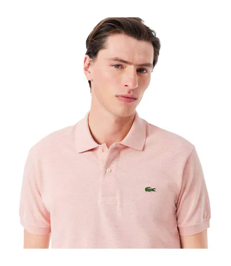 Mens L.12.12 Marl Classic Polo Shirt Pink Lacoste