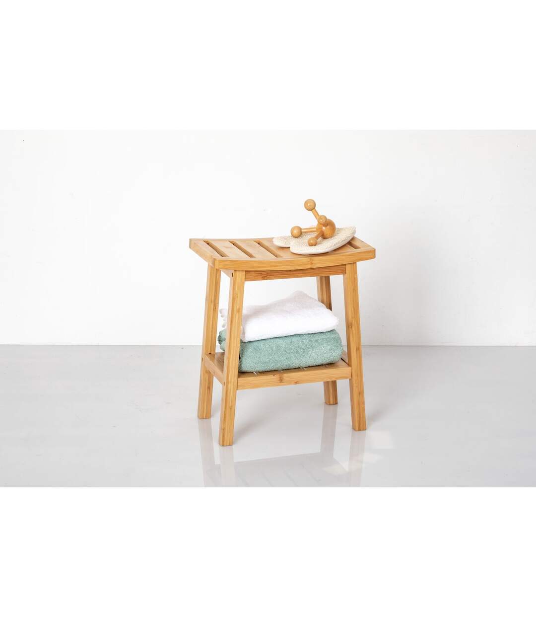 Tabouret courbé en Bambou Green Harmony-2