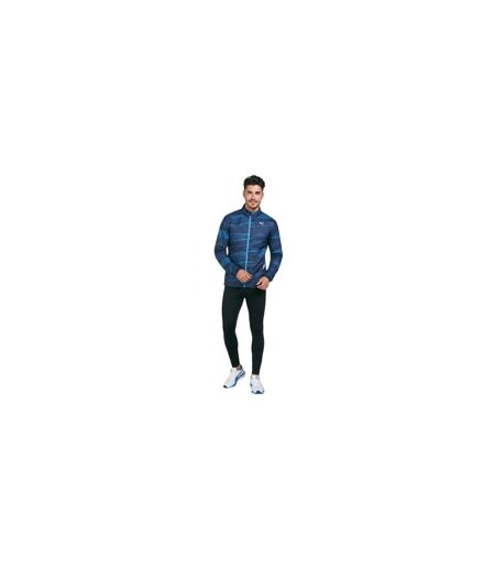 Mens Graphic Print Woven Jacket Blue Puma