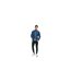 Mens Graphic Print Woven Jacket Blue Puma-1
