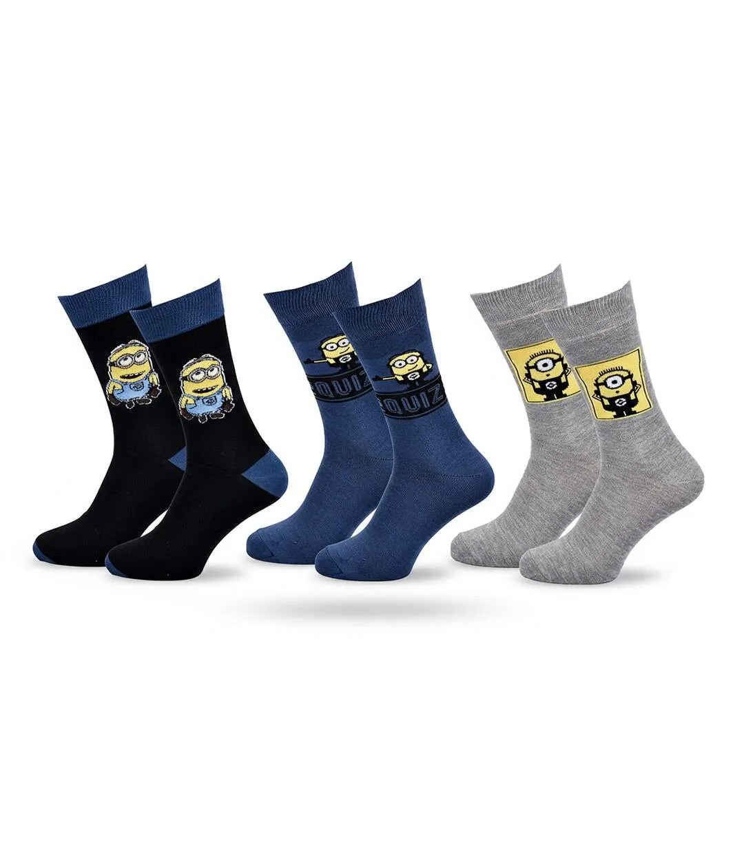 Minions - Chaussettes Homme Licence Pack de 3-1