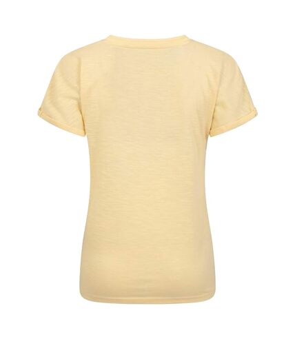 T-shirt skye femme citron Mountain Warehouse
