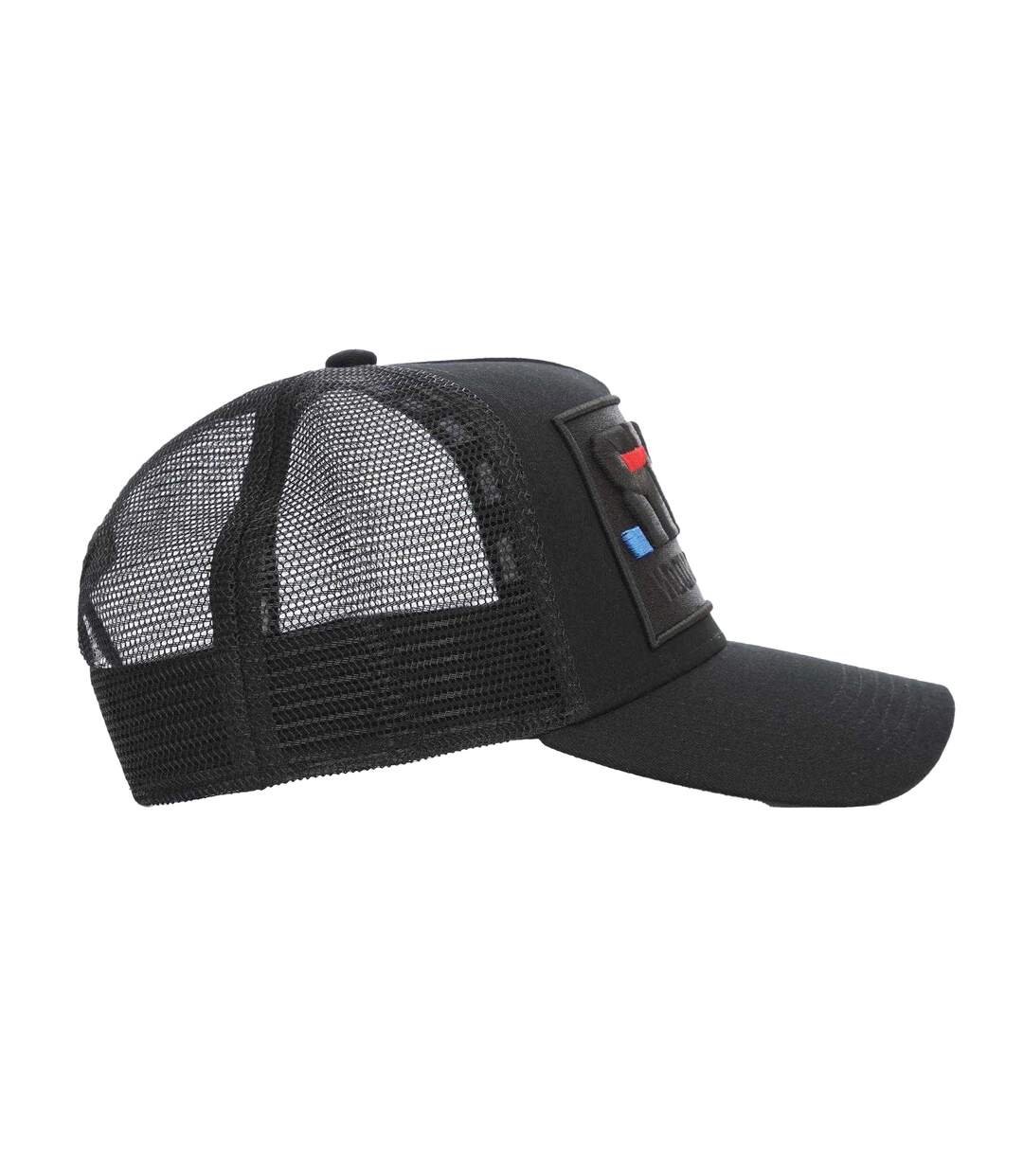 Casquette Trucker Motif/style Logo Brodé Vitesse Homme Noir Societe Noir-4