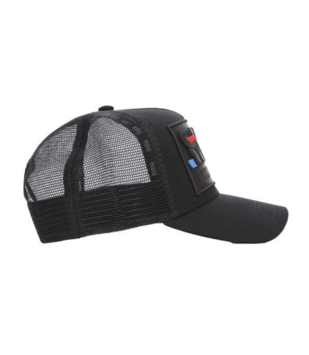 Casquette Trucker Motif/style Logo Brodé Vitesse Homme Noir Societe Noir