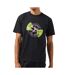 T-shirt Noir Homme Converse Distorted - L-1