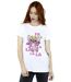 Disney Femmes/Les femmes Lilo & Stitch Angel Fa La La T-Shirt Boyfriend en coton (Blanc) - UTBI30584-2