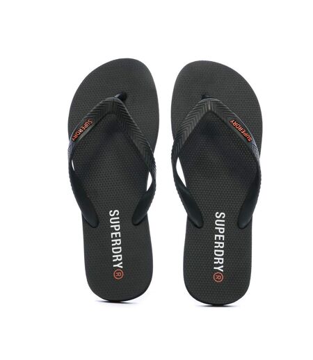 Tongs noir homme superdry core essential flip flop