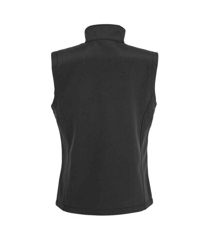 Result Genuine Recycled Womens/Ladies Softshell Printable Body Warmer (Black)