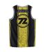 Maillot De Basket Seventy Two Homme Noir Jaune Amplified-2