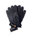 Homme Gants Cuir en Noir | THMO | Doublés Polaire Gants Thinsulate Chaudes-2
