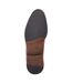 Mens magnus leather toe cap derby shoes burnt brown Base London-3