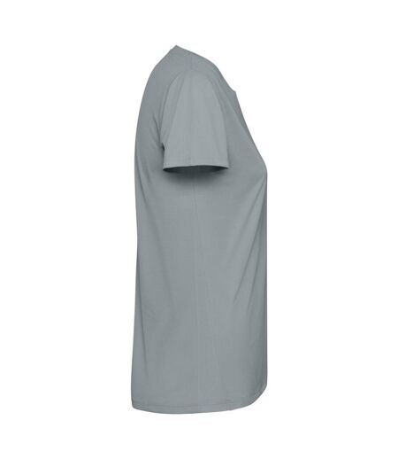 Womens/ladies Estoril Short-sleeved T-shirt Grey Roly