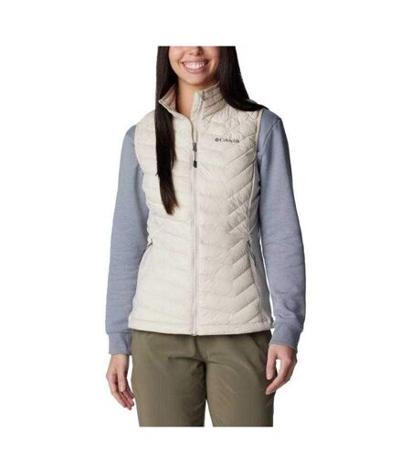 Doudoune Sans Manches Motif/style Matelassé Powder Pass Femme Beige Columbia