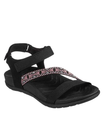 Skechers Womens/Ladies Beachy Sunrise Reggae-Lite Sandals (Black) - UTFS9830