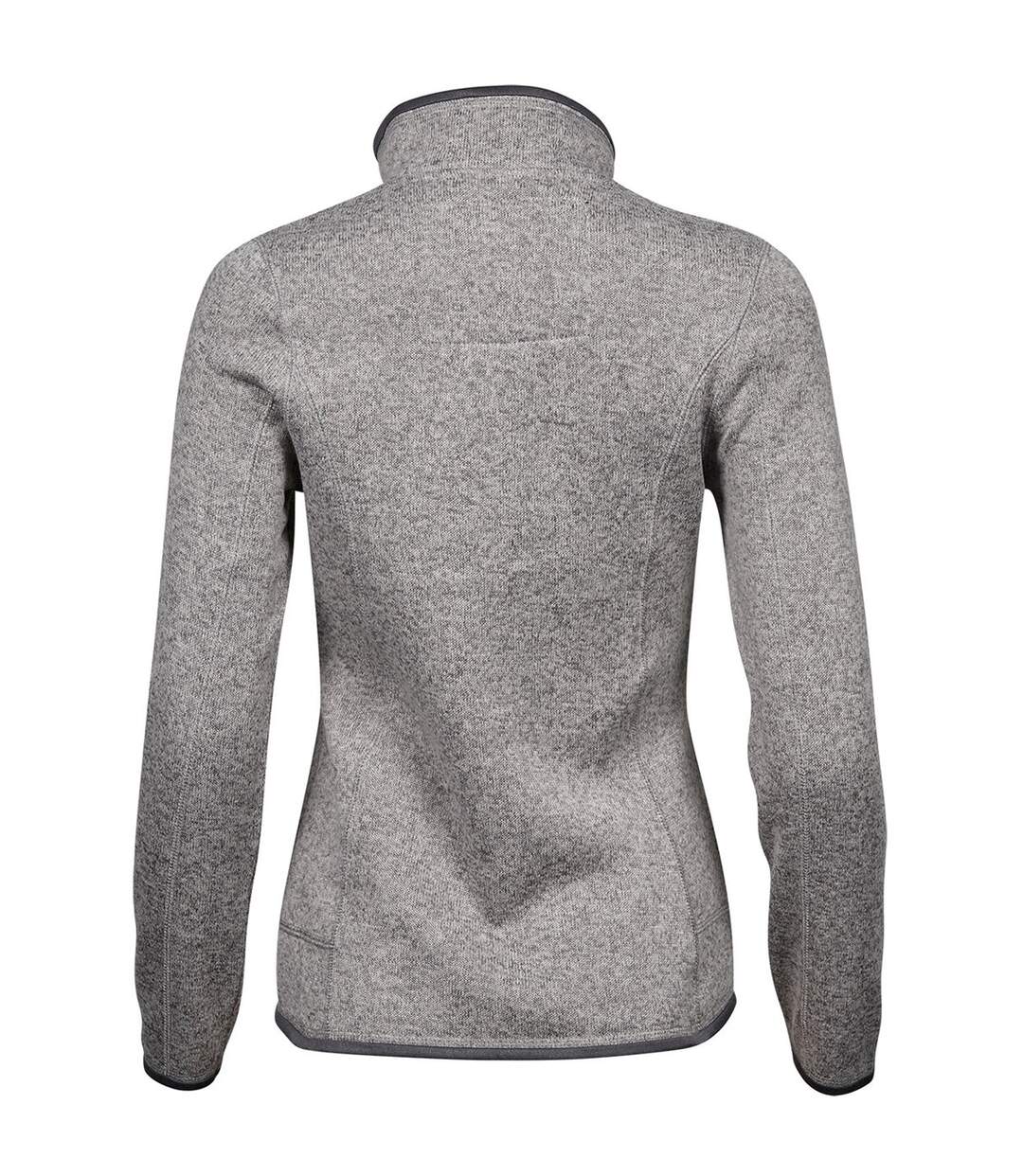 Tee Jays Womens/Ladies Full Zip Aspen Jacket (Grey Melange) - UTBC3333