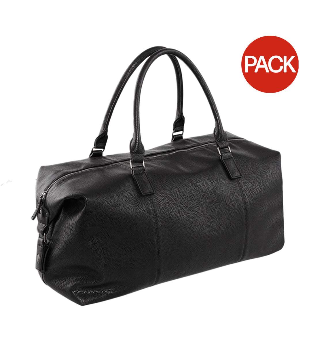 Lot De 2  Sac De Voyage En Faux Cuir Taille Unique Noir Quadra-2
