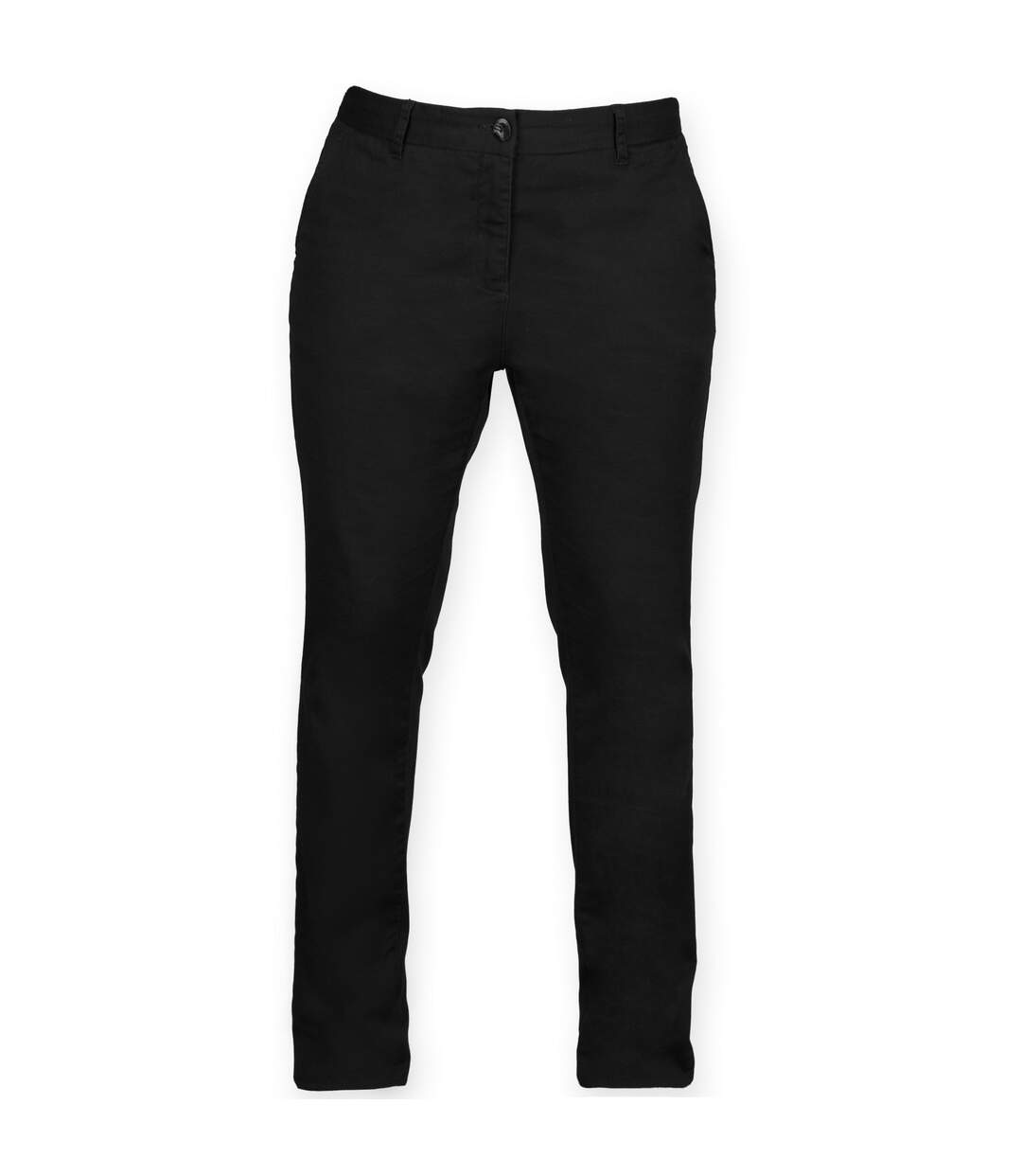 Front Row - Pantalon stretch style chino - Femme (Noir) - UTRW4700