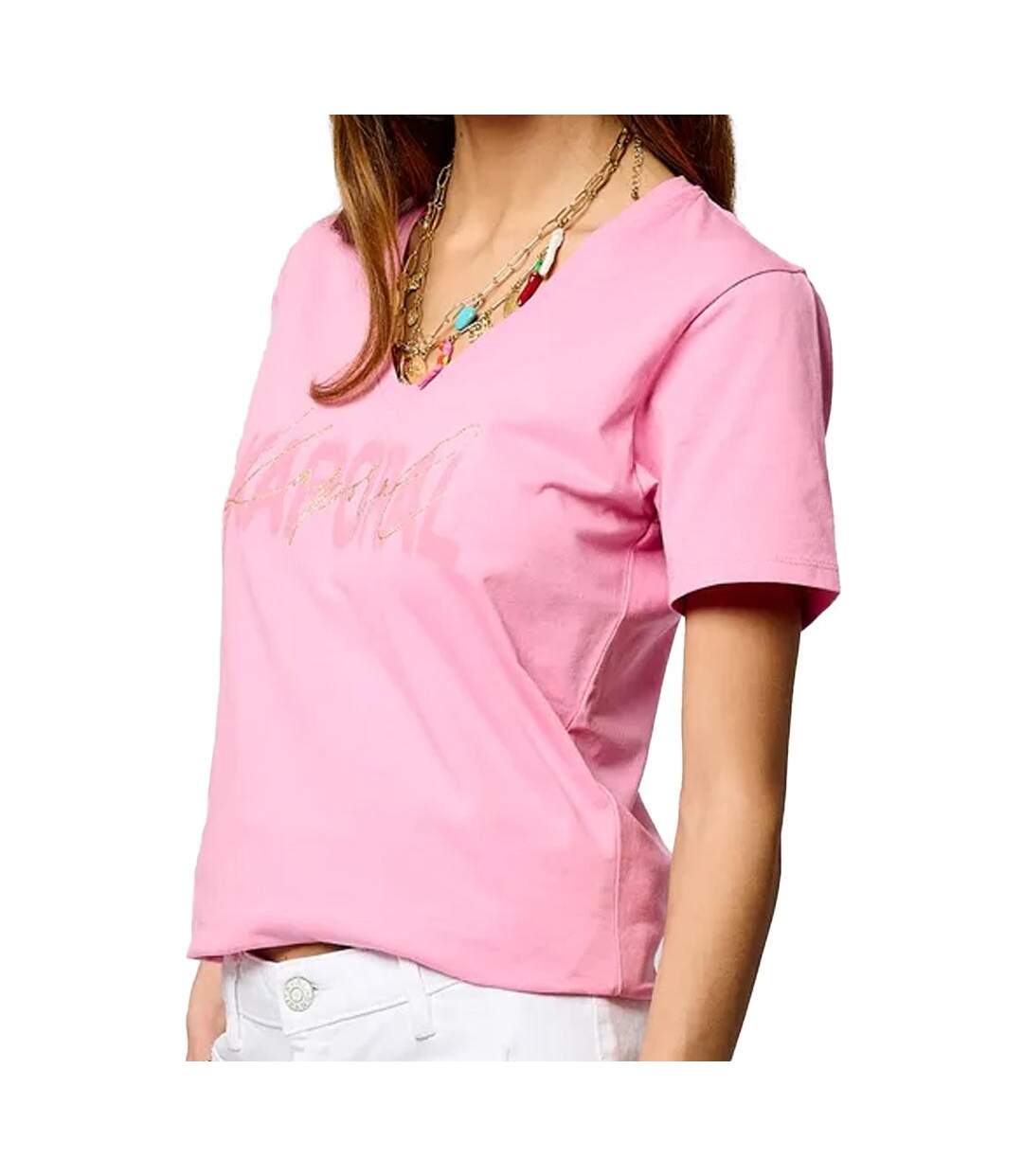 T-shirt Rose Femme Kaporal VASICE - L-1