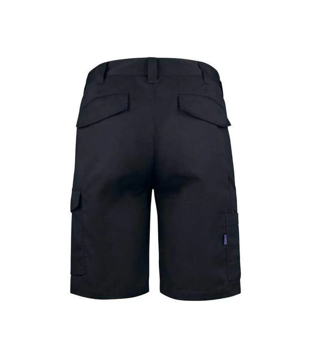 Mens Plain Work Shorts Black Projob-2