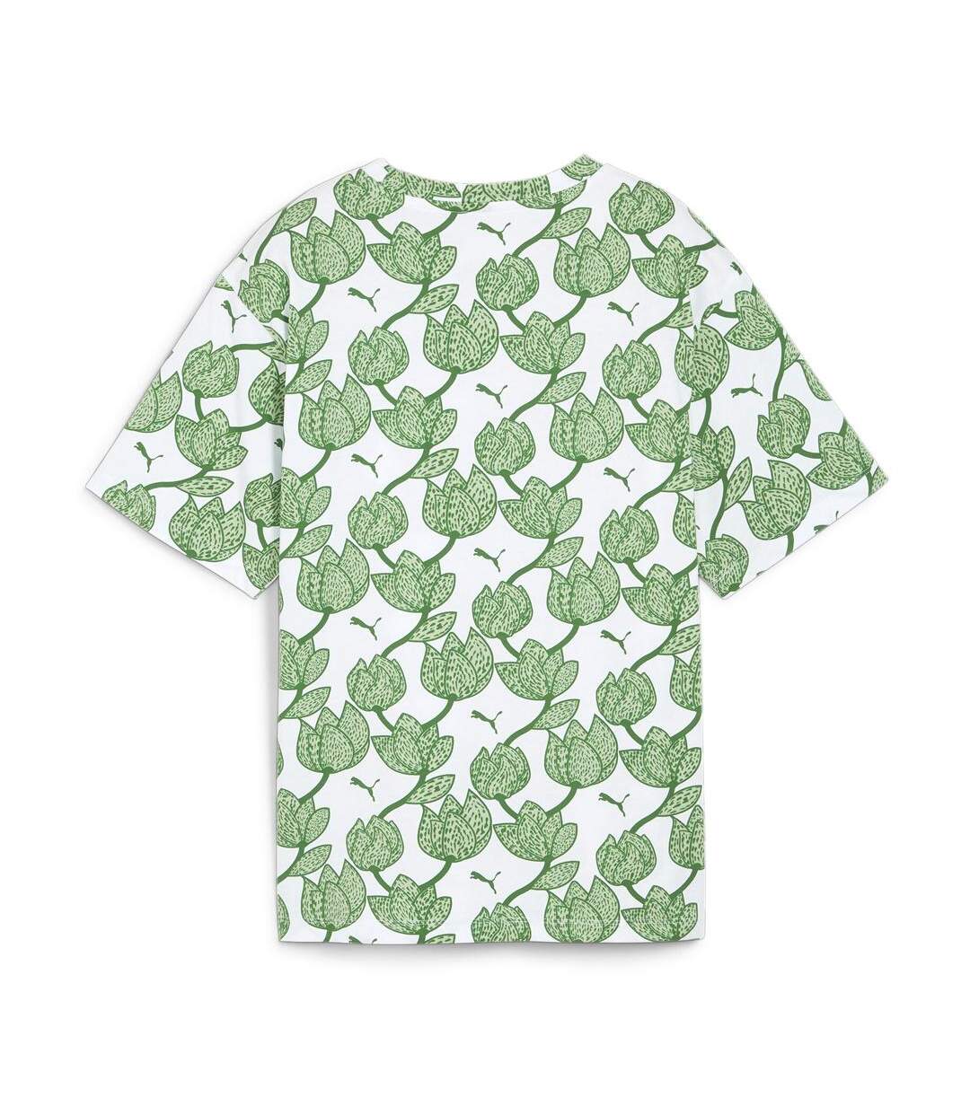 T-shirt Blanc/Vert Femme Puma Ess+ Blossom - S