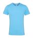 Unisex adult jersey crew neck t-shirt ocean blue Bella + Canvas