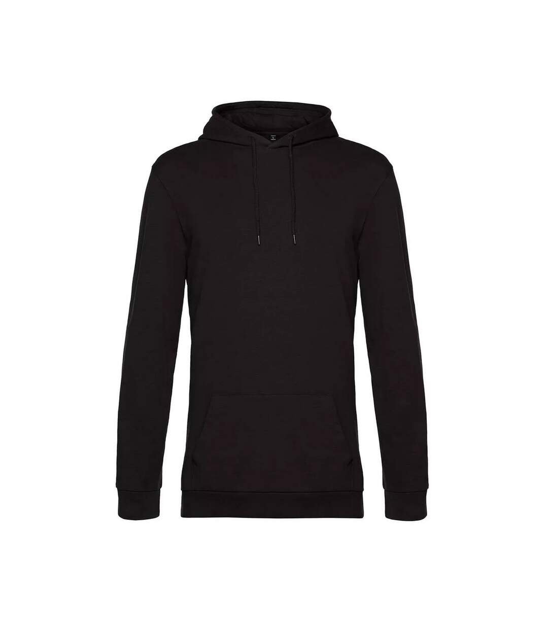 Sweat À Capuche Motif/style Uni Homme Noir B&C-1