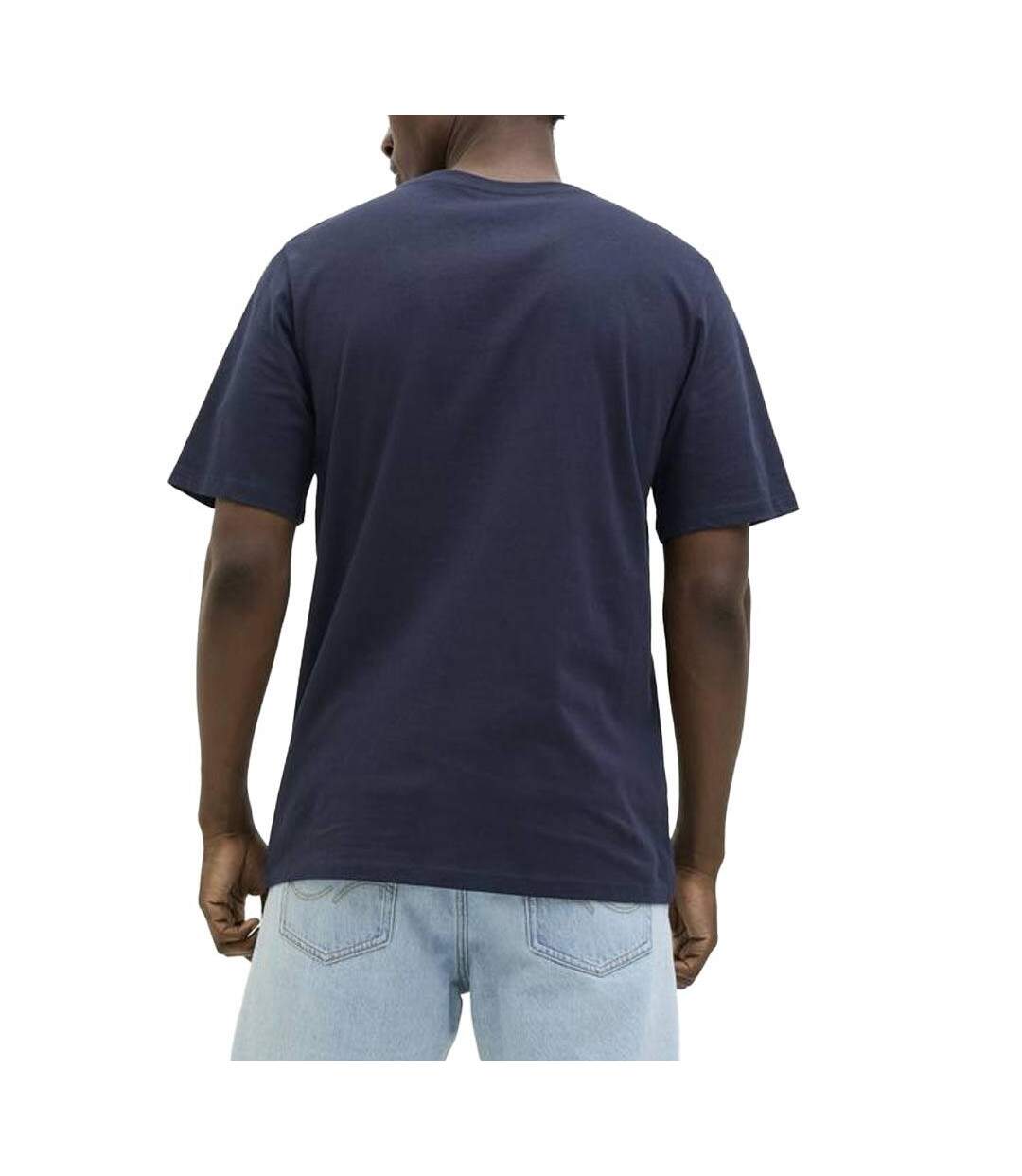T-Shirt marine homme jack & jones jaxon-2
