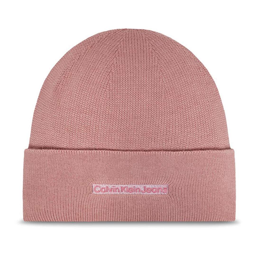 Bonnet Rose Femme Calvin Klein Jeans Peach - Taille unique-1