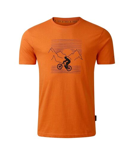 T-shirt Motif/style Vtt Movement Homme Orange Brûlé Dare 2B