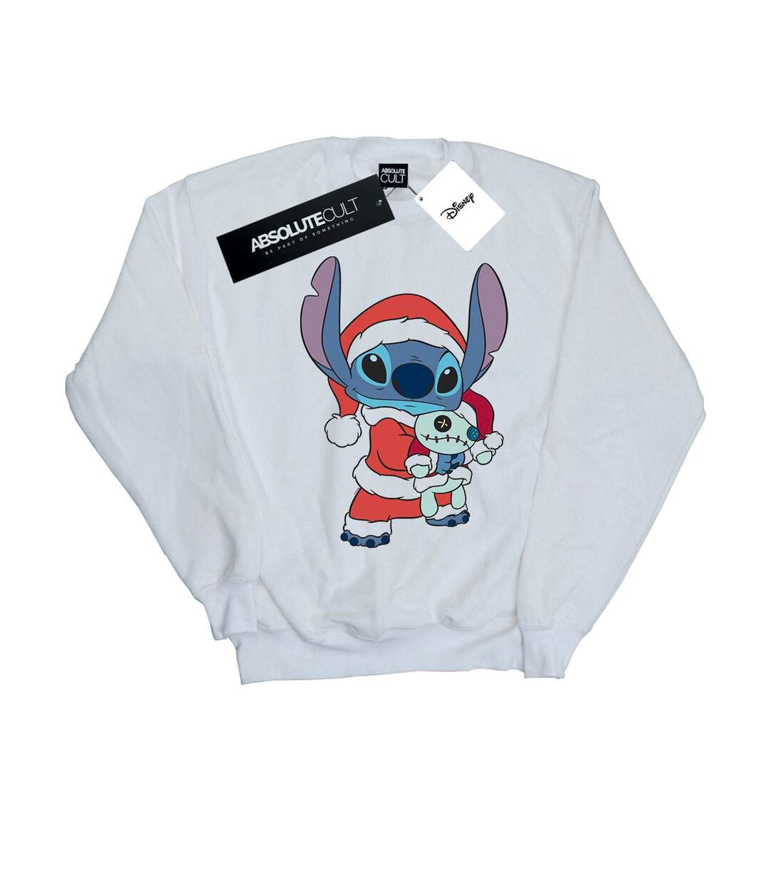 Disney - Sweat LILO AND STITCH STITCH CHRISTMAS - Femme (Blanc) - UTBI13621-1