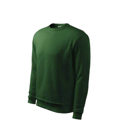 Mens Essential Cotton Long-sleeved Sweatshirt Green Malfini