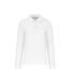 Polo manches longues - Homme - K243 - blanc