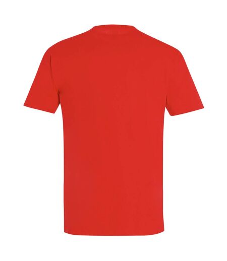 T-shirt manches courtes imperial homme rouge vif SOLS