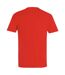 T-shirt manches courtes imperial homme rouge vif SOLS